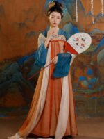 Chinese Traditional Hanfu Dress Tang Dynasty Clothing Female