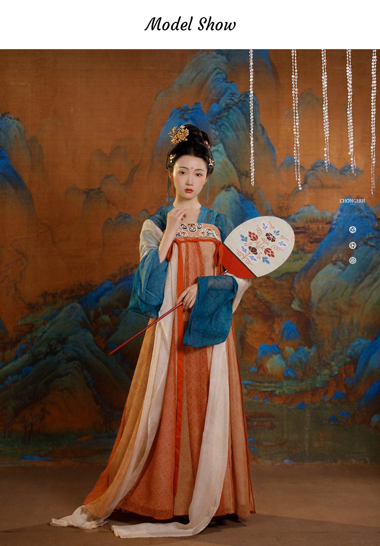 Hanfu Tang Dynasty Clothing Female