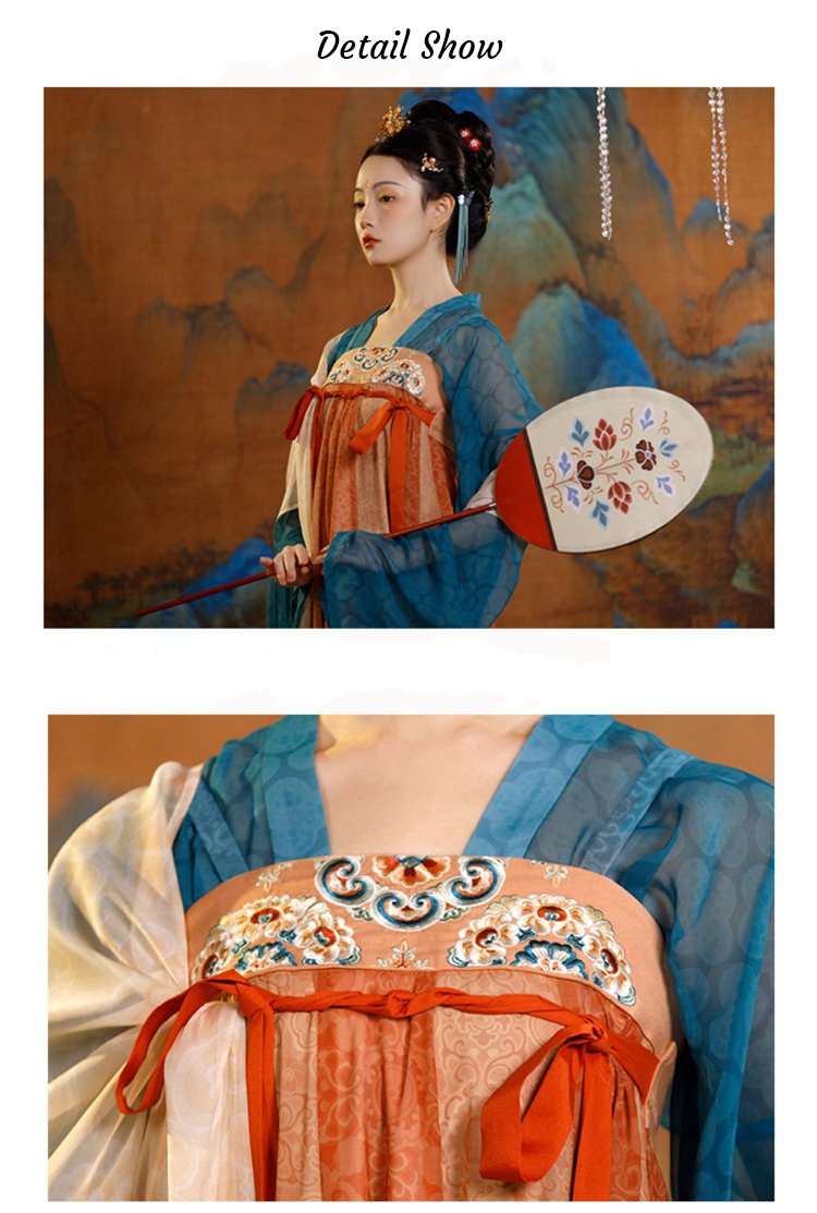 Hanfu Tang Dynasty Clothing Female