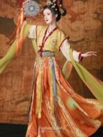 Fashion Hanfu Chinese Traditional Dress Tang Dynasty Clothing Female - Image 4