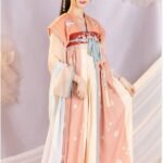 Chinese Traditional Clothing Tang Dyansty Hanfu Dress Qixiong Ruqun