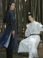 Tang Dynasty Men Clothing Daily Hanfu Tang Dynasty Robe