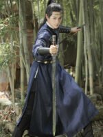 Tang Dynasty Men Clothing Daily Hanfu Tang Dynasty Robe - Image 3