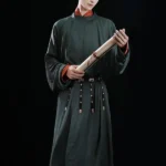 Tang Dynasty Men’s Hanfu Robe Green Yuanlingpao