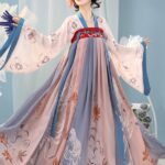 Tang Dynasty Women’s Clothing Hanfu Qixiong Ruqun Dress