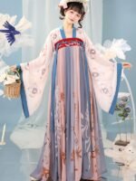 Tang Dynasty Women’s Clothing Hanfu Qixiong Ruqun Dress - Image 3