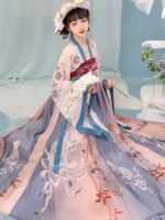 Tang Dynasty Women’s Clothing Hanfu Qixiong Ruqun Dress - Image 4