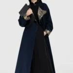 Tang-Style Brocade Coat with Matching Pants & Knit Top