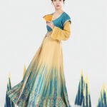 Tang Style Ethnic Hanfu Dress Set Chinese Traditional Clothing