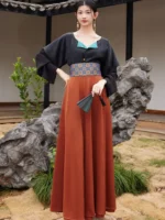 Tang-Style Hanfu Dress Modern Hanfu Outfit