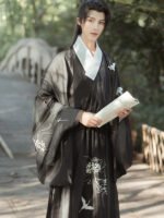 Traditional Chinese Clothing Male Cosplay Black Hanfu Dress - Image 2