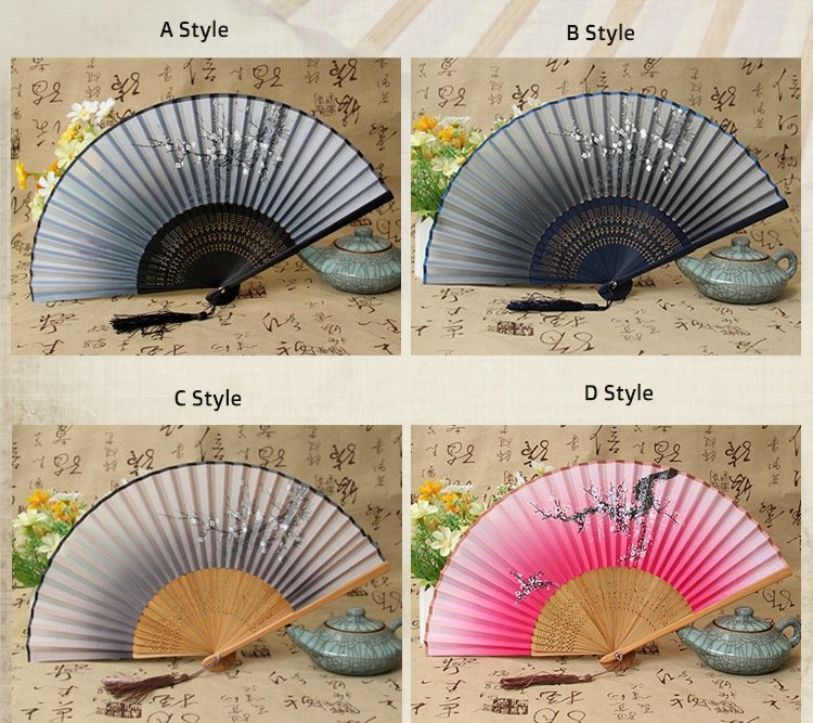 Traditional Chinese Fan Small Bamboo Folding Fan