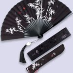 Traditional Chinese Fans Classic Ink Folding Fan Hanfu