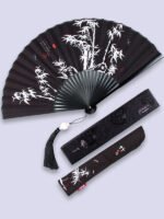 Traditional Chinese Fans Classic Ink Folding Fan Hanfu
