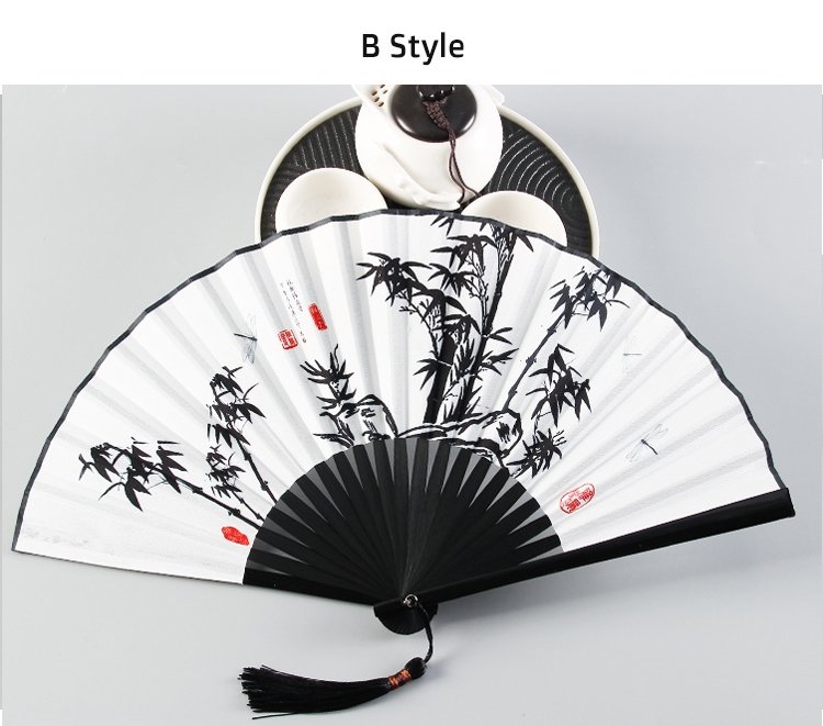 Traditional Chinese Fans Classic Ink Folding Fan