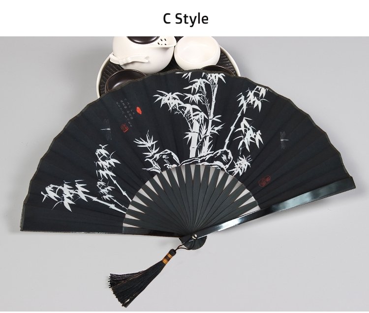 Traditional Chinese Fans Classic Ink Folding Fan