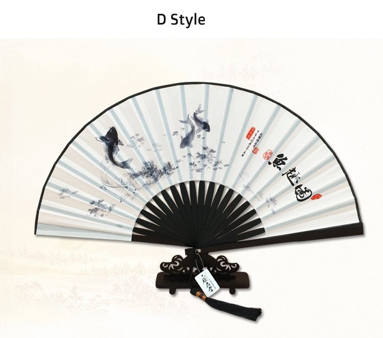 Traditional Chinese Fans Classic Ink Folding Fan