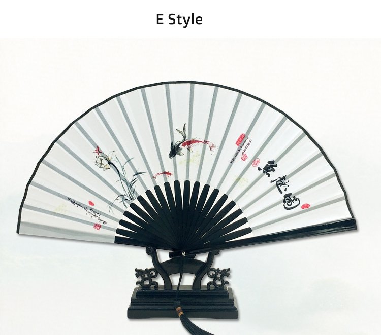 Traditional Chinese Fans Classic Ink Folding Fan