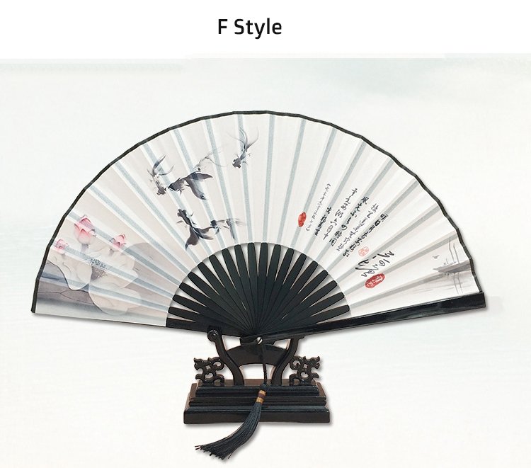 Traditional Chinese Fans Classic Ink Folding Fan