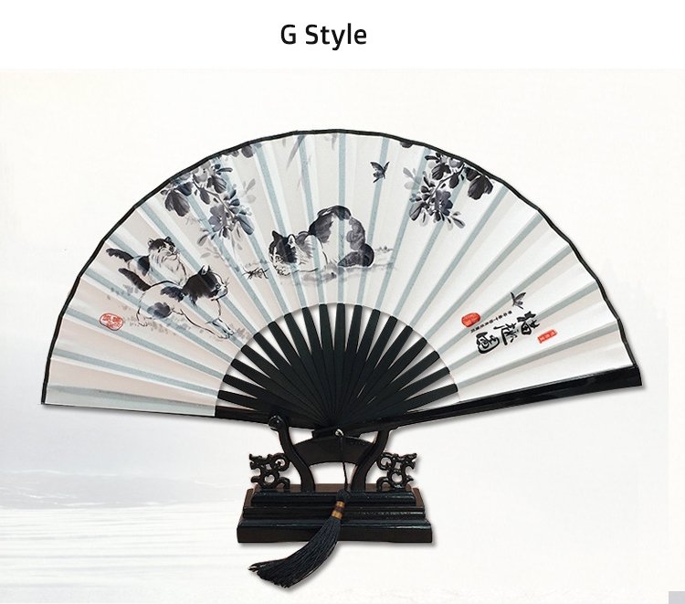 Traditional Chinese Fans Classic Ink Folding Fan