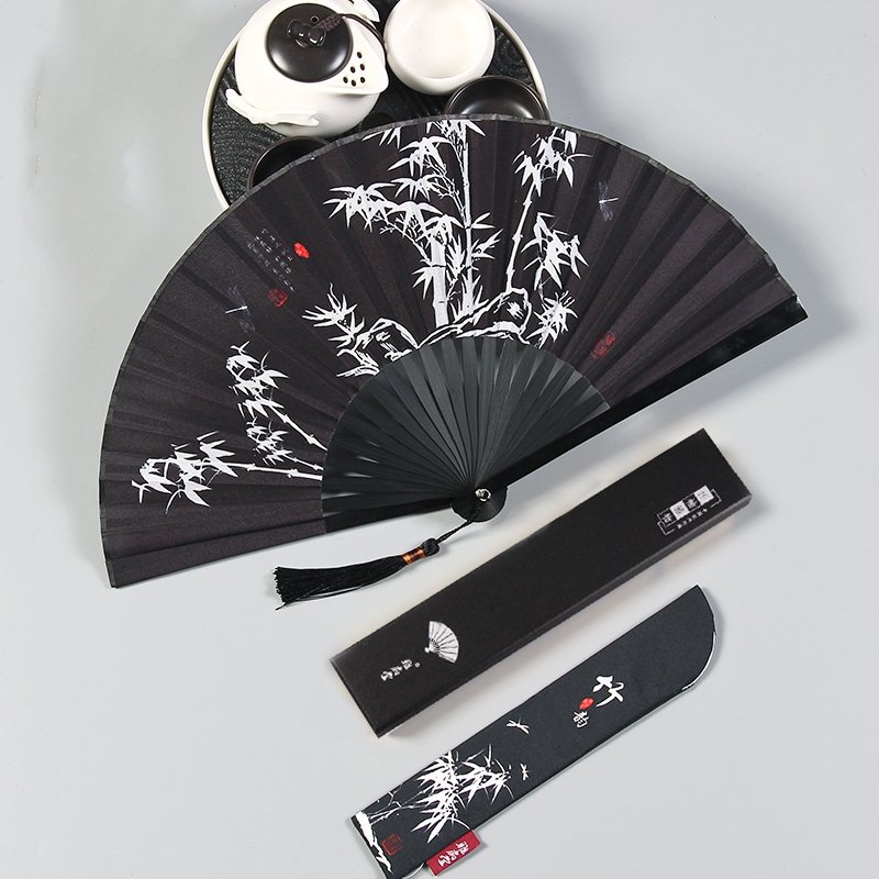 Traditional Chinese Fans Classic Ink Folding Fan