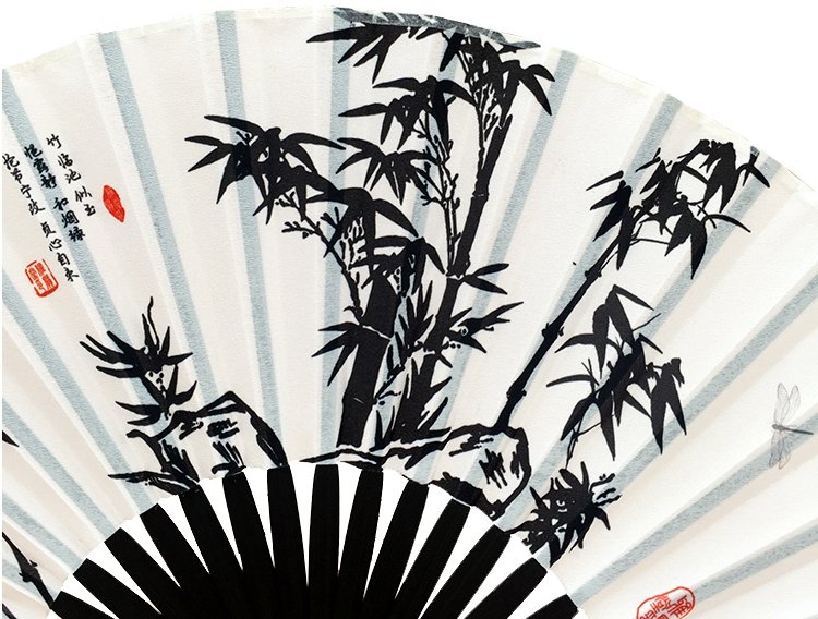 Traditional Chinese Fans Classic Ink Folding Fan
