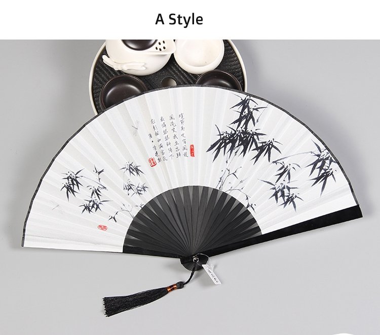 Traditional Chinese Fans Classic Ink Folding Fan