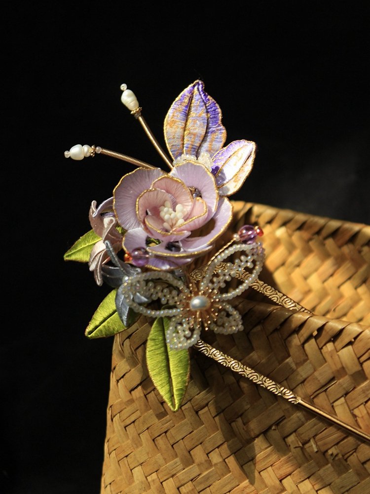 Traditional Chinese Hair Pin Flower Hairpin