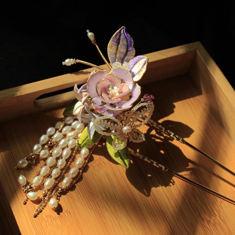 Traditional Chinese Hair Pin Flower Hairpin