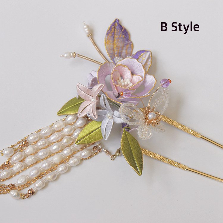 Traditional Chinese Hair Pin Flower Hairpin