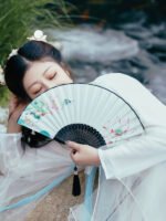 Traditional Hand Fan Hanfu Folding Fan for Men and Women