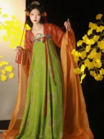 Chinese Ancient Style Traditional Hanfu Qixiong Ruqun - Image 3