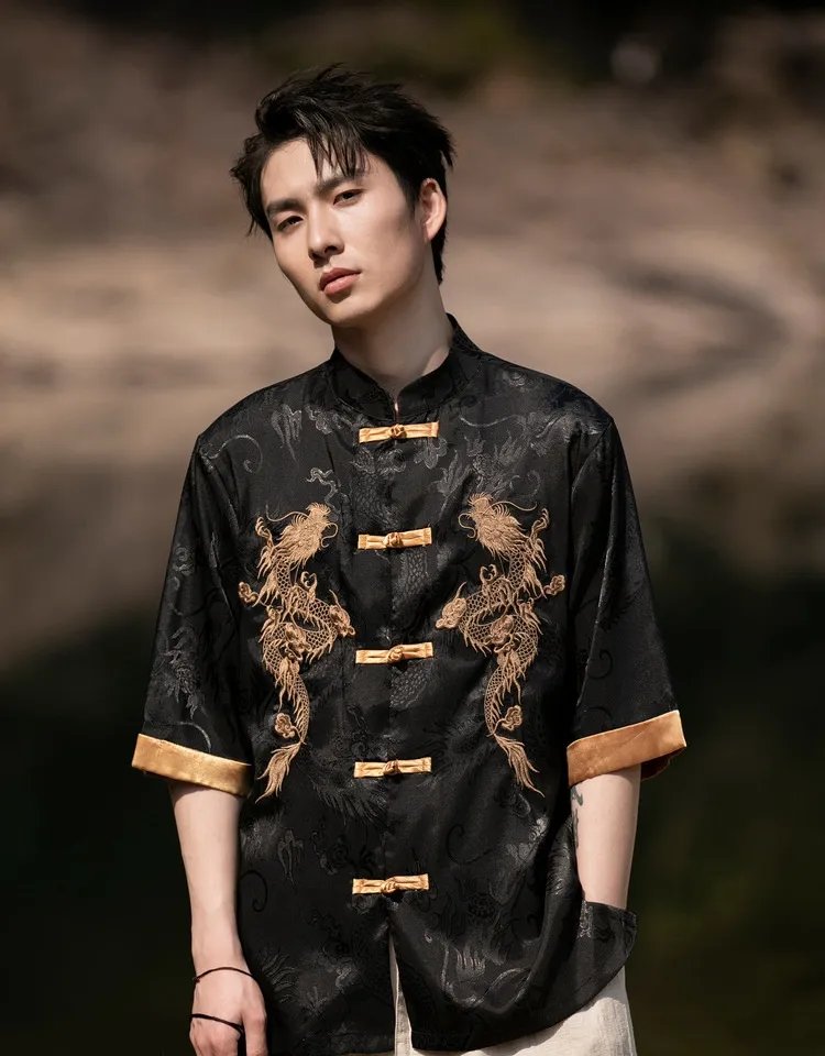 Exquisite Men's Traditional Tang Suit