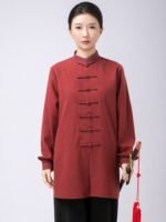Traditional Tai Chi Clothing – Cotton Linen Training Top for Women