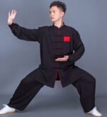 Unisex Tai Chi Outfit – Traditional Cotton Linen Martial Arts Training Set - Image 4