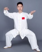 Unisex Tai Chi Outfit – Traditional Cotton Linen Martial Arts Training Set - Image 3