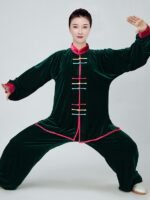 Women’s Velvet Tai Chi Suit – Warm Autumn Winter Series - Image 4