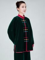 Women’s Velvet Tai Chi Suit – Warm Autumn Winter Series - Image 5