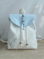 Chinese Style Vintage Canvas Backpack - Image 2