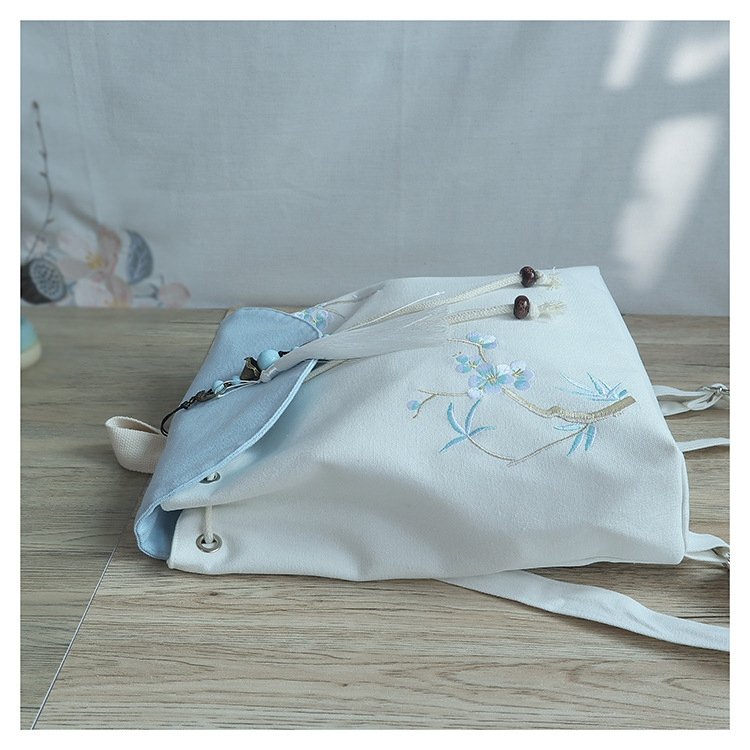 Chinese Style Vintage Canvas Backpack