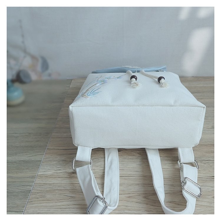 Chinese Style Vintage Canvas Backpack