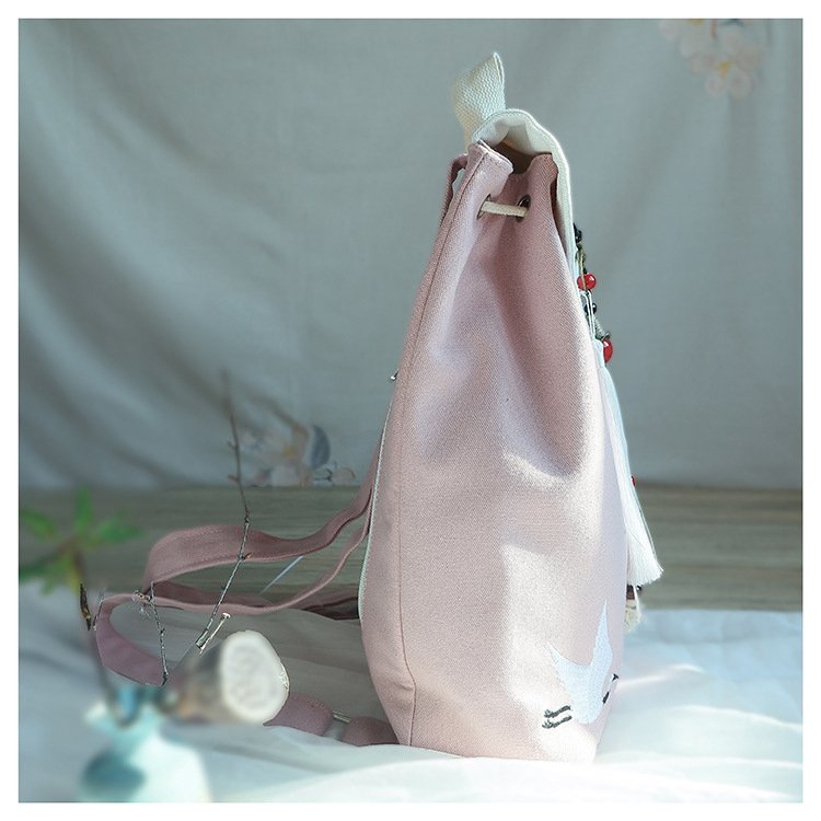 Chinese Style Vintage Canvas Backpack