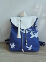 Chinese Style Vintage Canvas Backpack - Image 6