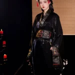 Women’s Warring States Hanfu Robe Brocade Zhiju Set
