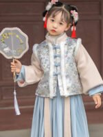 Chinese Style Winter Dress Girl Tang Suit - Image 2