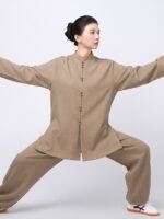 Winter Zen Tai Chi Outfit for Women – Textured Flow Training Set - Image 6