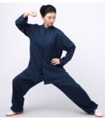 Winter Zen Tai Chi Outfit for Women – Textured Flow Training Set - Image 4