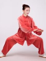 Winter Tai Chi Suit – Heavyweight Fleece Training Outfit for Cold Weather - Image 9