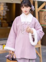 Improved Winter Hanfu Dress Winter Coat - Image 2