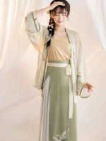 Chinese Modern Hanfu Women’s Casual Dresses Spring Summer